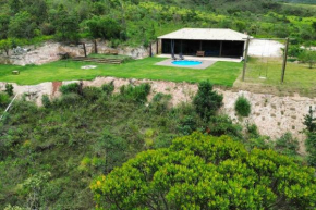 Casa vista da serra